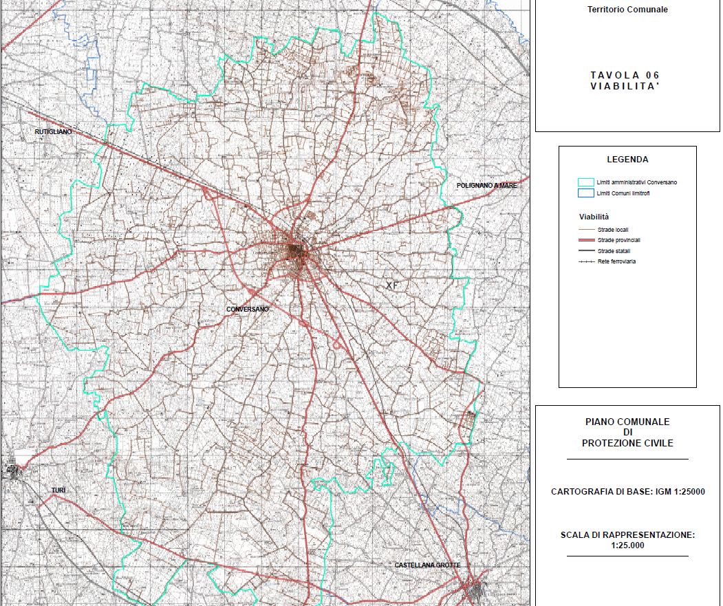 Carta della viabilità